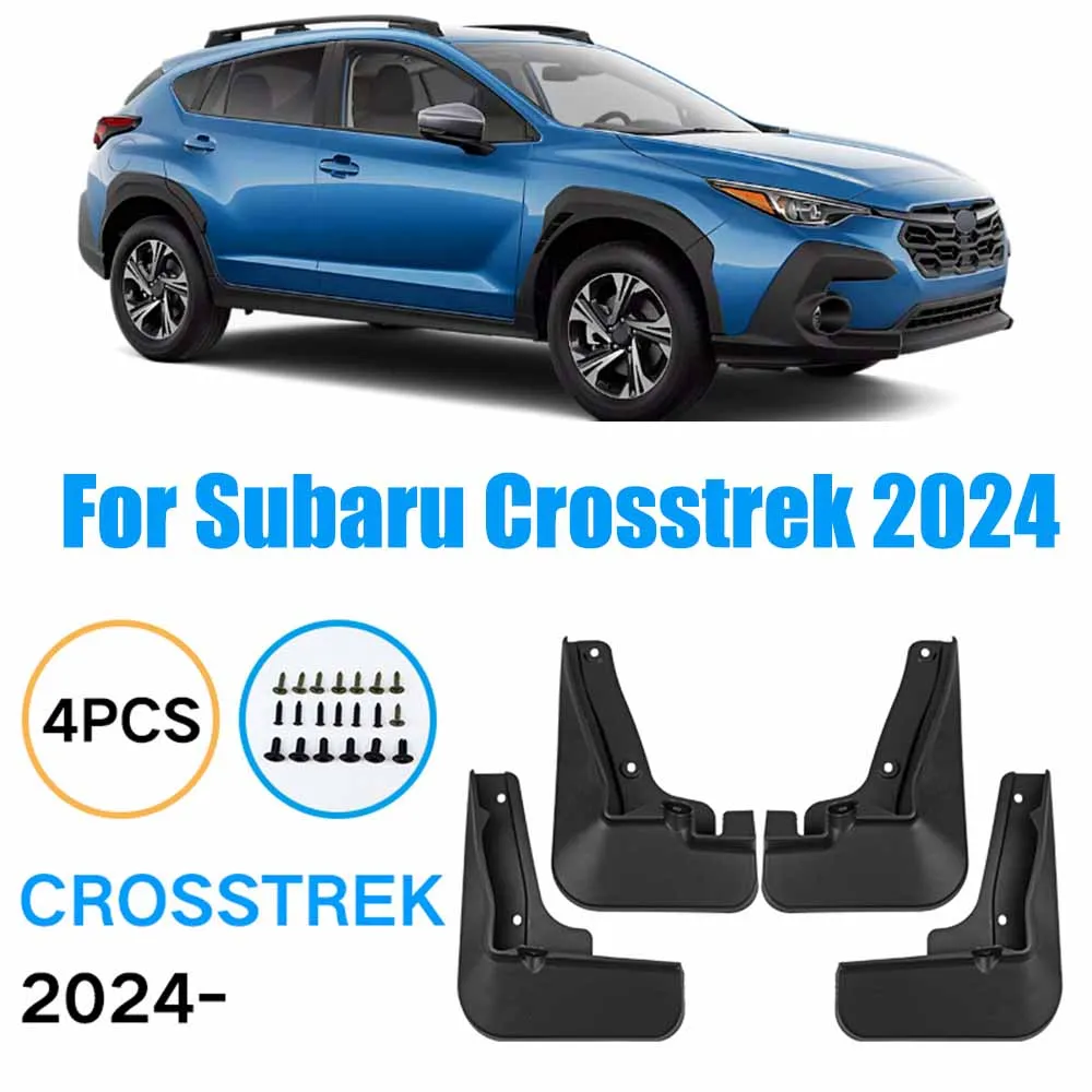 

Mudguard For Subaru Crosstrek 2024 Front Rear 4pcs Mudflaps Mudguards Car Accessories Splash Guard Fender