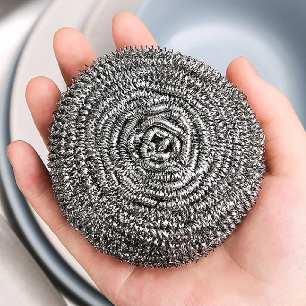 20x Soft Texture Ball Brush - Strong Cleaning Power Easy To Not Easy To Loose Stainless Steel 10g