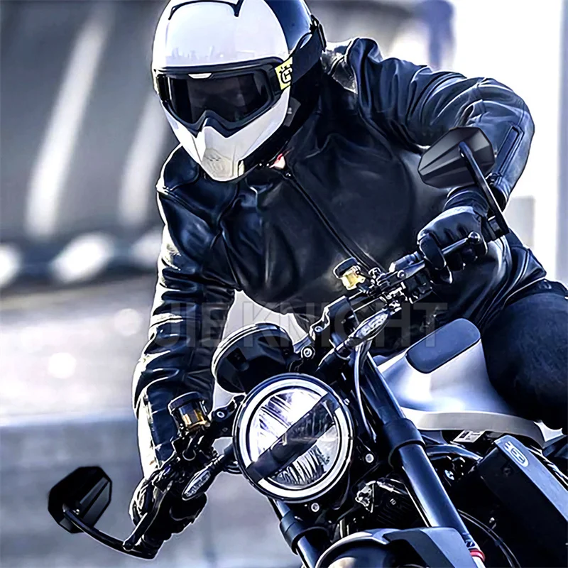 For Rocket 3 Street Triple S 765 765RS 765R Trident 660 Speed Triple 1200RS 1200RR Motorcycle Handlebar Rearview Bar End Mirror