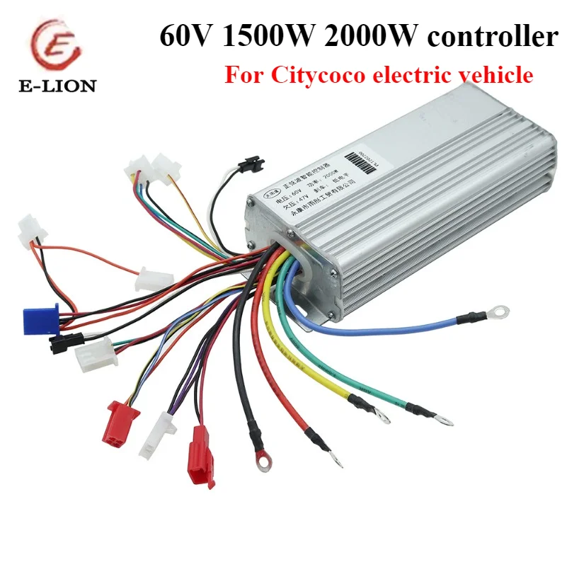 Hochwertiger NEUER 60V 72V 1000W 1500W 2000W Controller für Citycoco Elektrofahrzeug Sinuswellen-Original-Controller-Zubehör – Detail 1