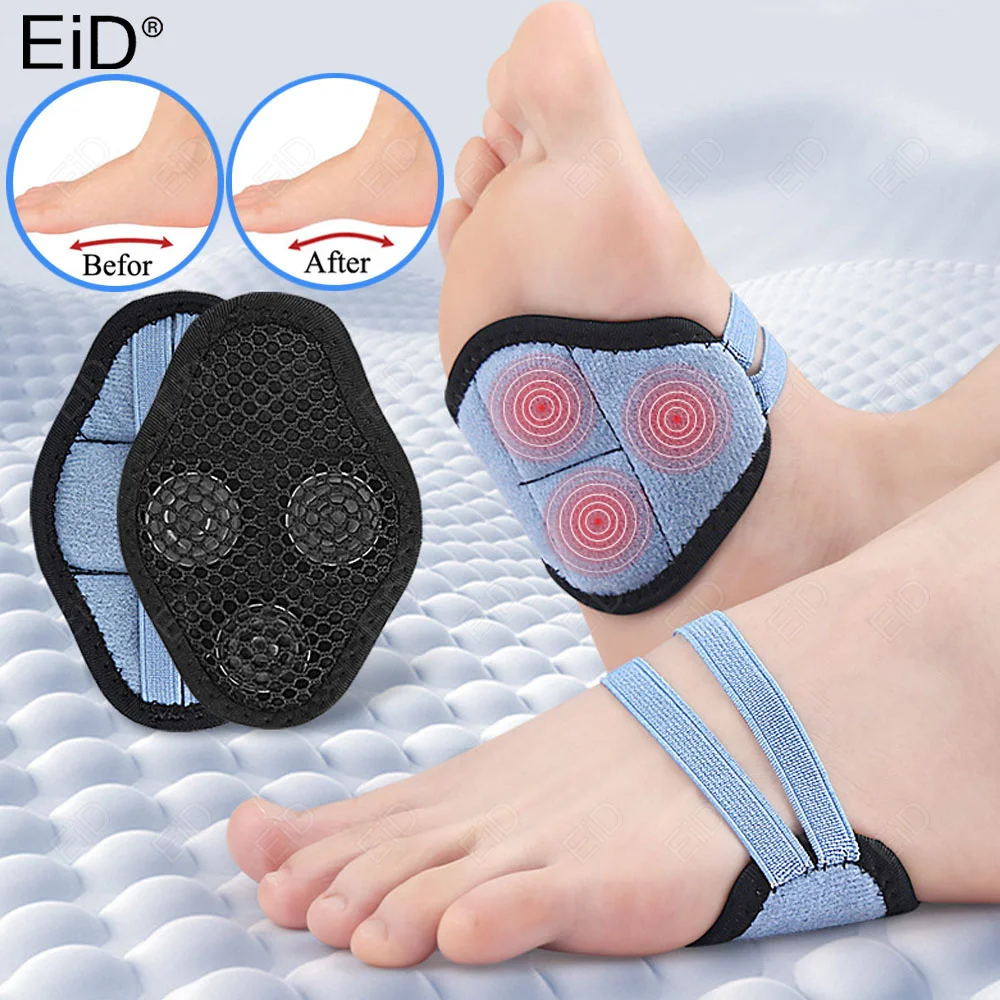 

Magnetic Foot Arch Support Flat Foot Insoles Flat Feet Corrector Orthopedic Pad Flat Insole Plantar Fasciitis Support Bandage