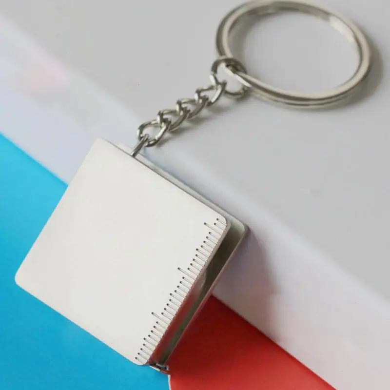 

Keychain Tape Measure 1m Small Retractable Steel Tape Measure Keychain Mini Tape Measure For Adult Body Measure Home Kids School