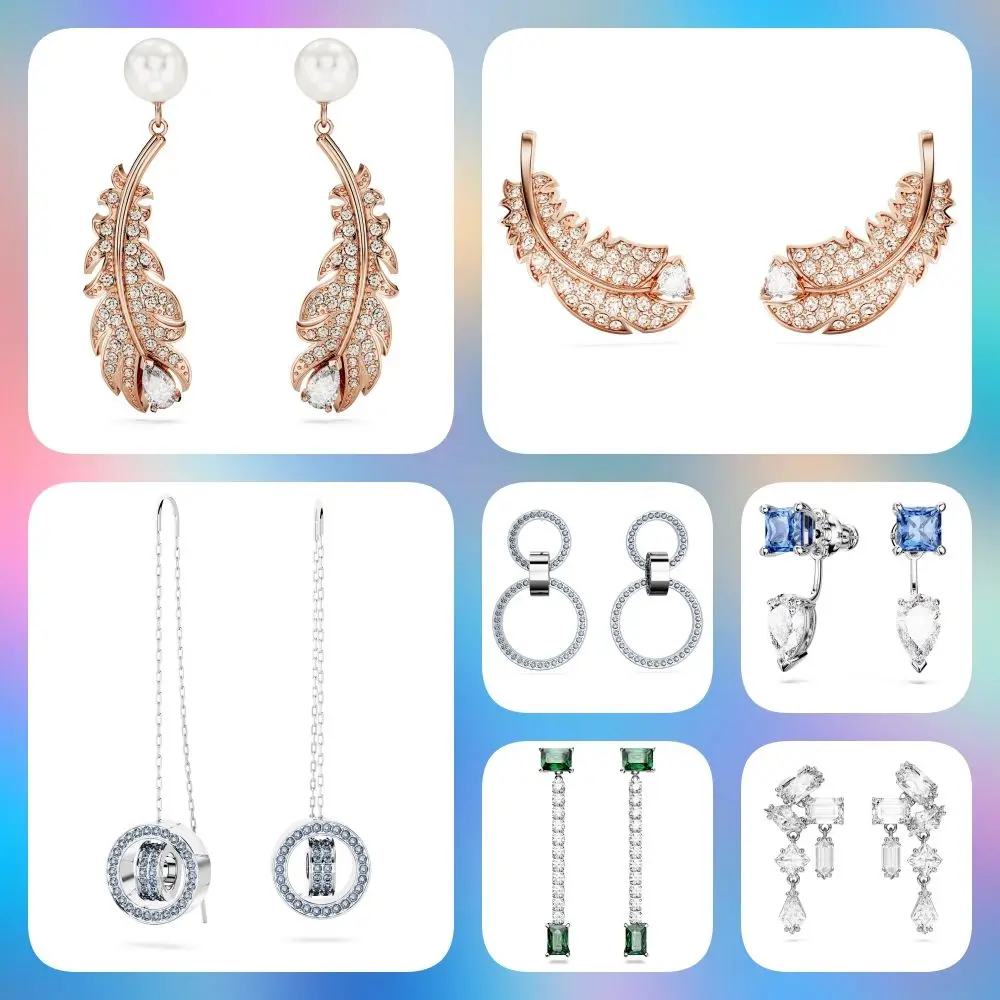 

S925 Sterling Silver Earrings for Women Girls Jewelry Gift for Her Ideal for Travel Office or Daily Wearing