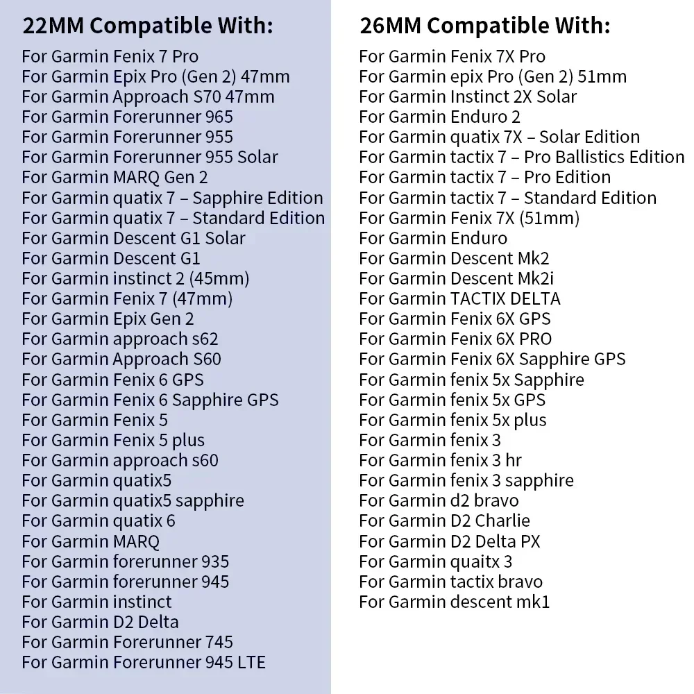 سوار تيتانيوم للغارمين فينيكس ، سوار معدني ، حزام سريع الملاءمة ، سوار معصم لـ 7X ، 7 ، 6X Pro ، 5X Plus ، غريزة ، Epix ، Forerunner945 ، 22 ، 26
