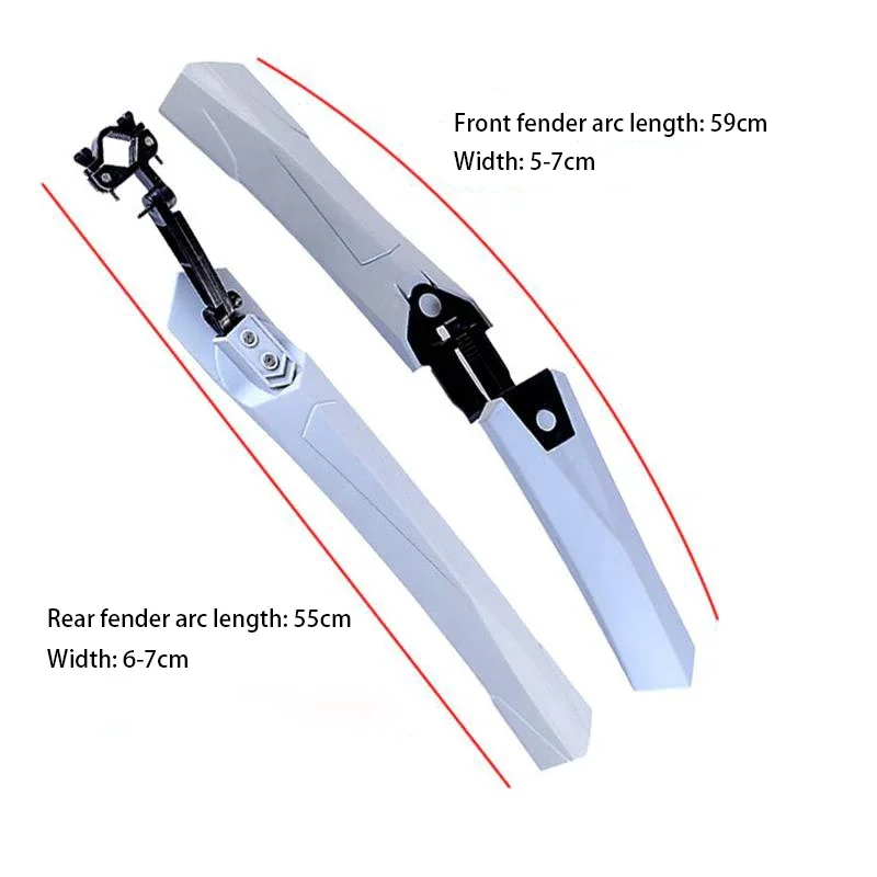 Boteyle Mountain Bike Bicycle Fenders Quick Release 2PCS Front Rear Cycling Mudguard MTB Road City Wings Bike Accessories