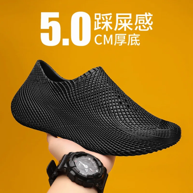 

Casual Sneakers for Men Summer Non Slip,Trendy Breathable Sandals for Men Outdoor Wear,Soft Soled Beach Wading Shoes Men Loafers