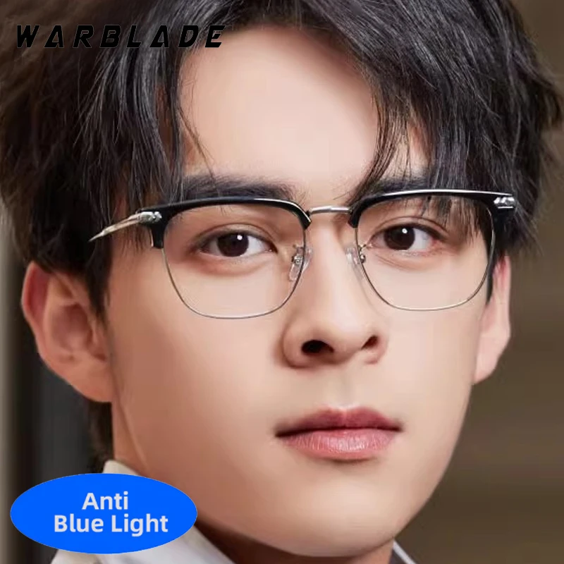 

Trend Metal Square Half Frame TR90 Women Men Luxury Brand Optical Glasses Computer Reading Work Eye Protection Eyeglasses Lentes