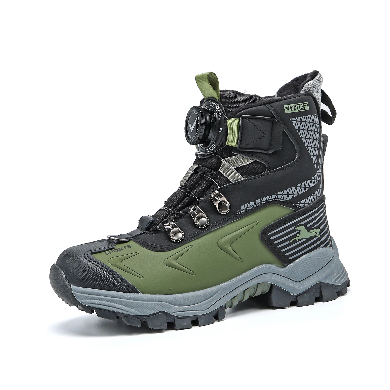 Kids Hiking Boots Outdoor Walking Climbing Sneaker Comfortable Snow Shoes for Active Children