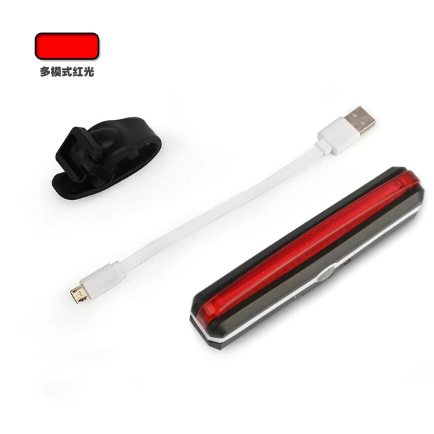 Bicycle Rear Light, Ultra Bright USB Rechargeable High Intensity  Tail Light Accessories  Cycling Mountain Bike Euc power pads S