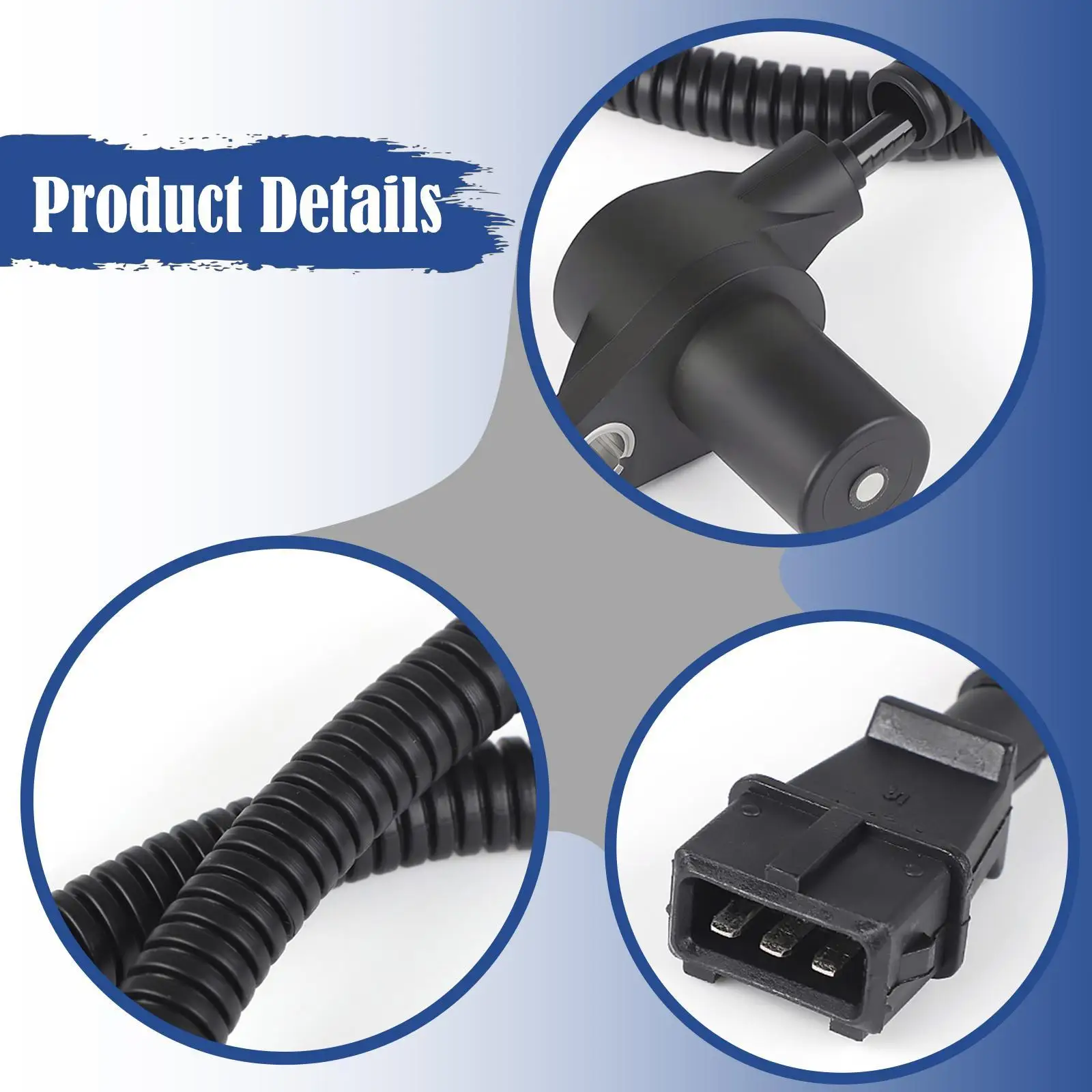 Crank Crankshaft Position Replaces 0281002332 Easy to Install Wear Resistant