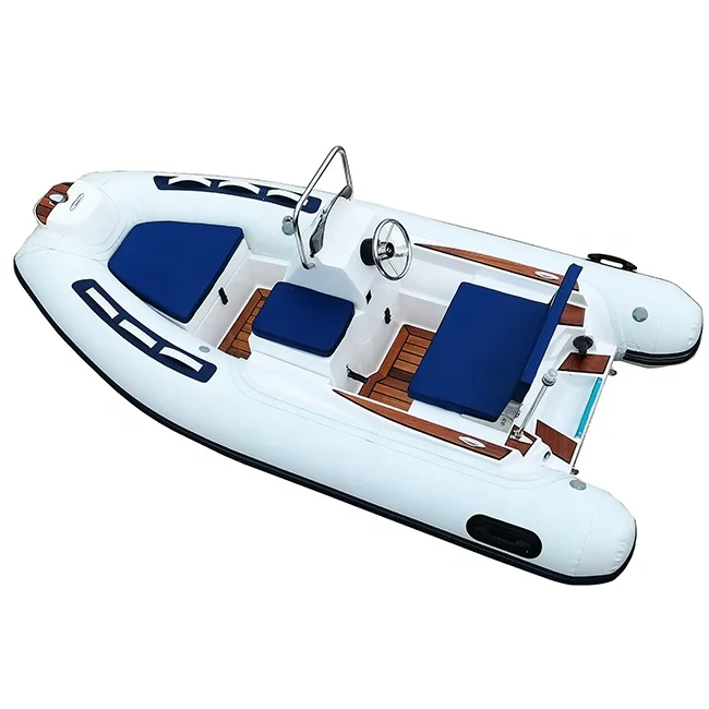 11ft RIB340 PVC/Orca/Hypalon Fiberglass Hull Inflatable Tender Rowing Rigid For Sale