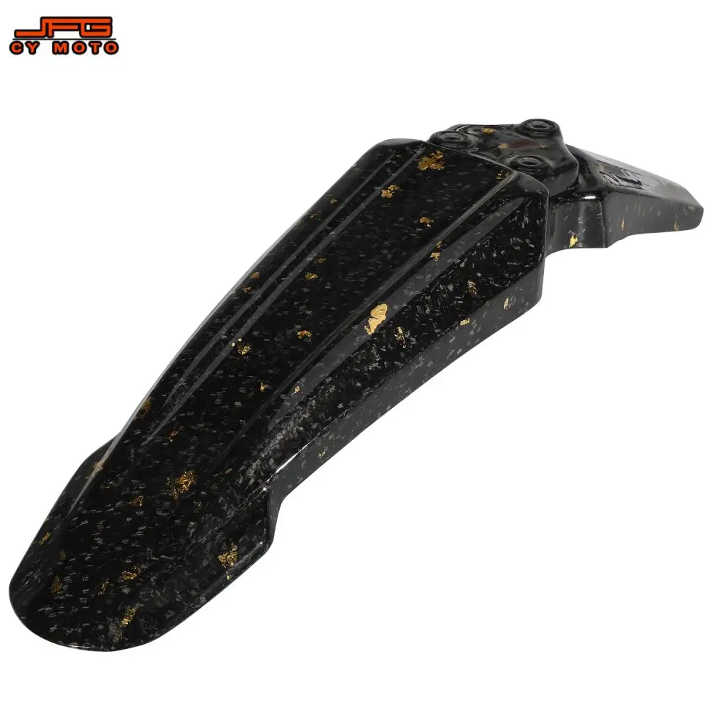 Funparts Front Fender Motorcycles Mudguard Wheel Protection Carbon Fiber For Sur Ron Lightbee S X Segway X160 X262 Electric Bike