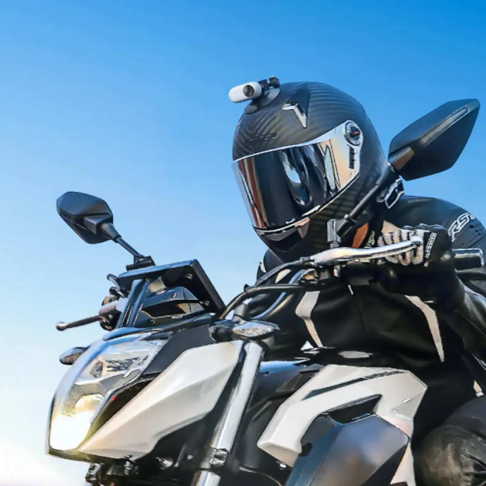 Insta360 Motorcycle Bundle Mount Super Moto Handlebar Helmet Clamp For  Insta 360 X4 X3 ONE X2 Ace Pro 2 Original Accessories - AliExpress