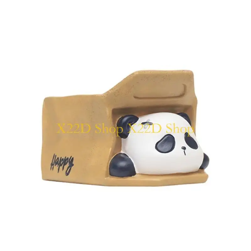 X22D Innovative Panda Pots Waterproof Balcony Container Decorative Planter for Small Plant and Desk Accessories