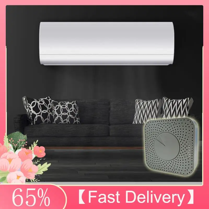 A61Z Deals Wifi Air Quality Monitor 5-In-1 Air HCHO/CO2/VOC/Temperature/Humidity Detector Remote Control Alarm Function, Fine Wo