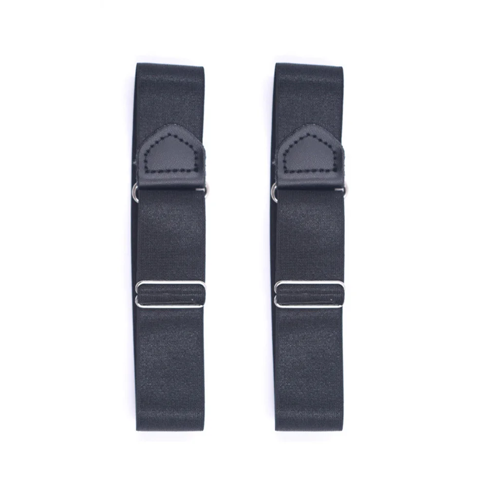 

2 Pcs Anti-slip Strap Cuffs Shirt Belt Armband Lock Chinlon Stickers Stay Sleeve