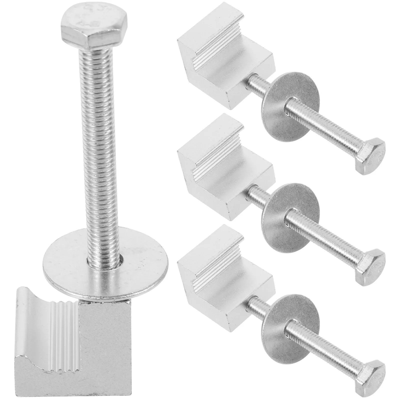 

4Pcs Universal Hooks for Pickup Truck Tool Box Clamps Mounting Hardware Kit J Hooks Truck Tool Box Clamps