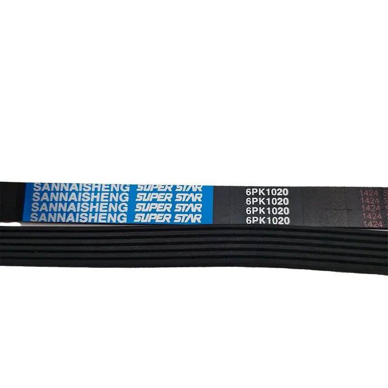 PK Ribbed V Belt 6PK1020 Automotive Air Conditioning Fan Belt