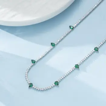 KNOBSPIN D VVS1 Moissanite תליון צלב שרשרת מקורית s925 כסוף קופסה שרשרת מצופה 18k זהב לבן שרשראות עדינות לנשים 6 best sales שרשרת זהב לבן 18 קראט - №4