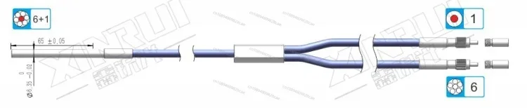 Transmission Immersion Fiber Optic Immersion Fiber Immersion Liquid Probe Liquid Detection Liquid Absorption