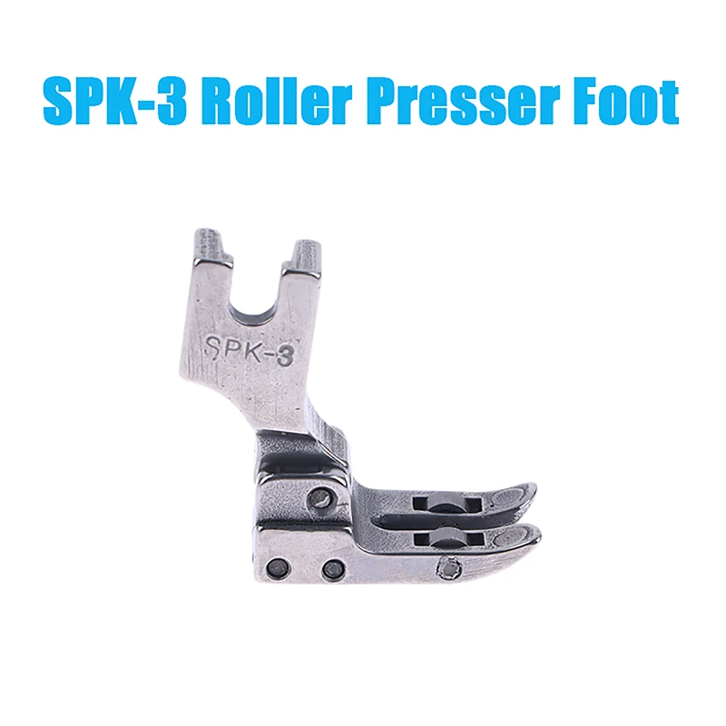 Industrial Sewing Machine Roller Foot Presser Foot SPK-3 Snap-On High Shank Leather Industrial Sewing Machine Accessories Parts