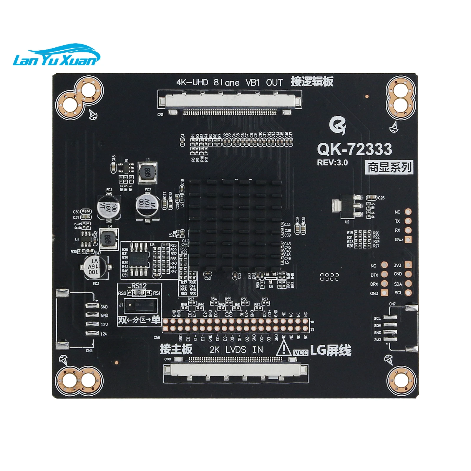 4K 2K LVDS LCD Tester LCD LED Panel Tester with 4K Adapter Board Max 2048x1536 For TV Laptop Screen