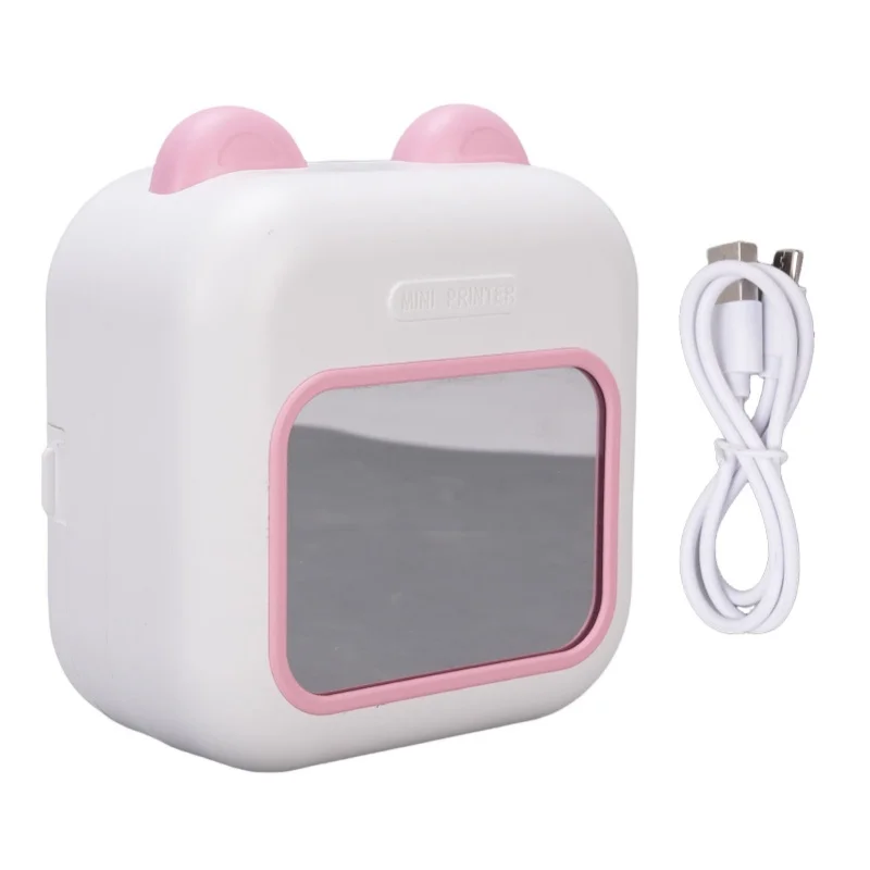 

Pocket Miniature Printer 7 Color Breathing Light Thermal Portable Bluetooth Connection Inkless Printer