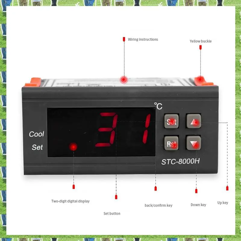 

FTS STC-8000H Машина для морепродуктов Контроль температуры Шкаф для холодного хранения Термостат Одиночное охлаждение через сигнализацию