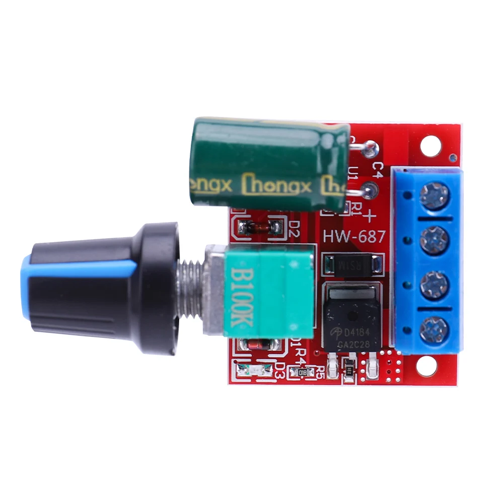 PWM DC Motor Speed Controller Module Adjustable Speed Regulator Control DC 4.5V-35V Motor Governor Switch Module 20KHZ