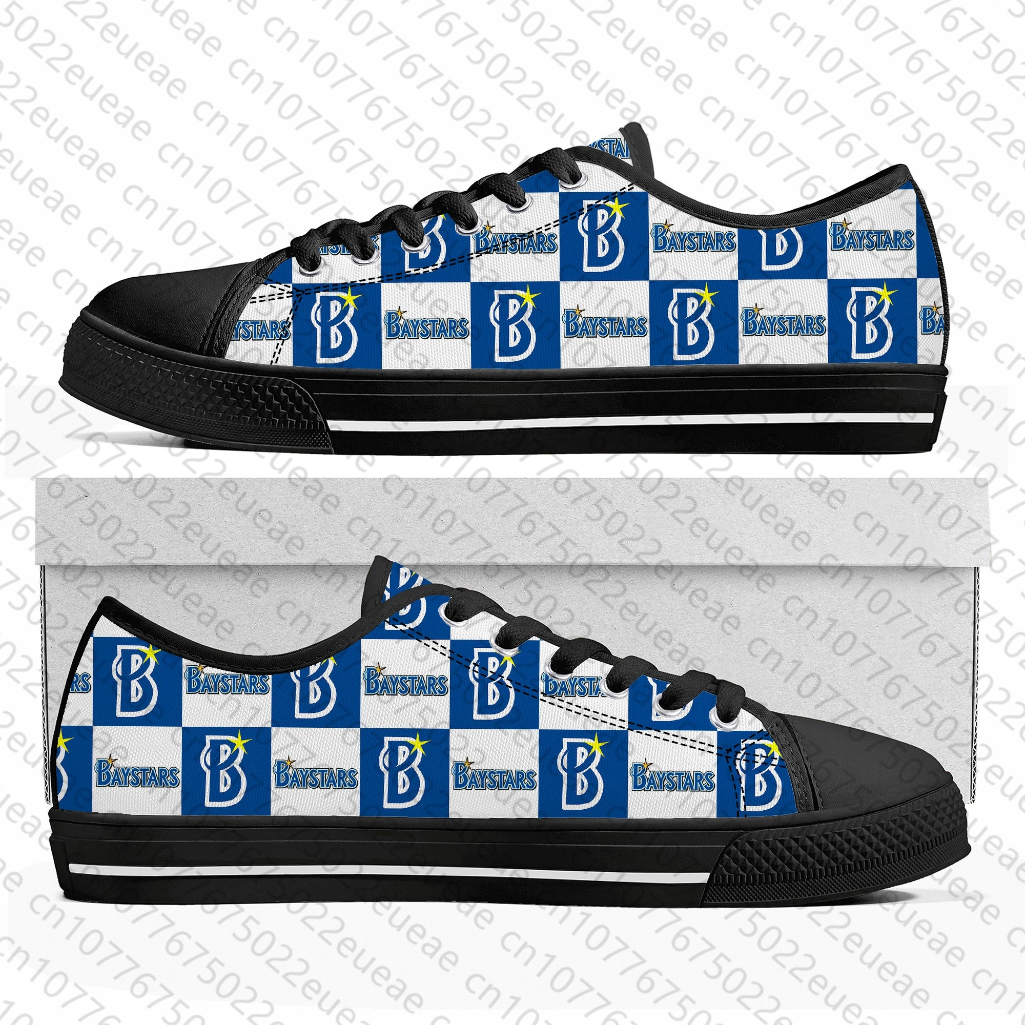 ベイスターズ Yokohama BayStars baseball Low Top Sneakers Mens Womens Teenager Canvas High Quality Sneaker Casual Custom Made Shoes