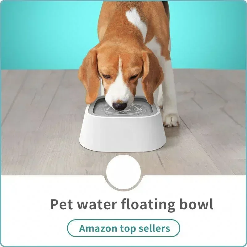 Floating Bowl Water Drinker Not Wet Mouth Splash Water Cat Drinking Not Sprinkler Portable Water Dispenser Pet Dog Cat Bowl