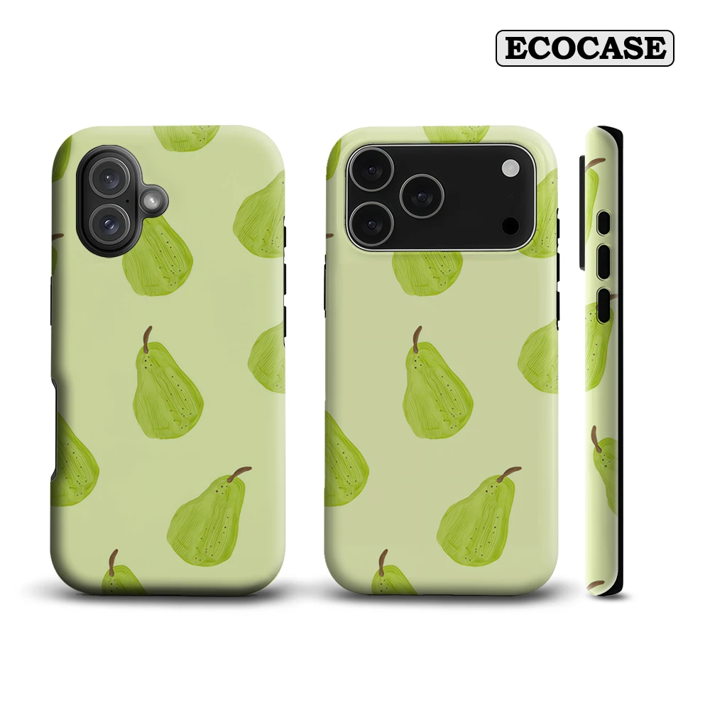 Frische grüne Birnen IPhone 17 Must-Haves Handyhülle für IPhone 17 16 15 14 13 12 11 Pro Max Plus Doppelschichtige Rückseite