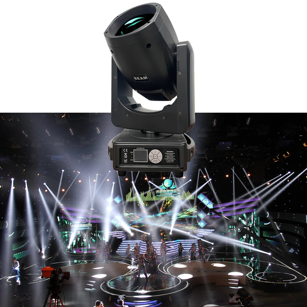 Party Effect Light 295 Beam Moving Head Light Pro DMX 512 Stage Lighting 10R DJ Disco Club Lamp