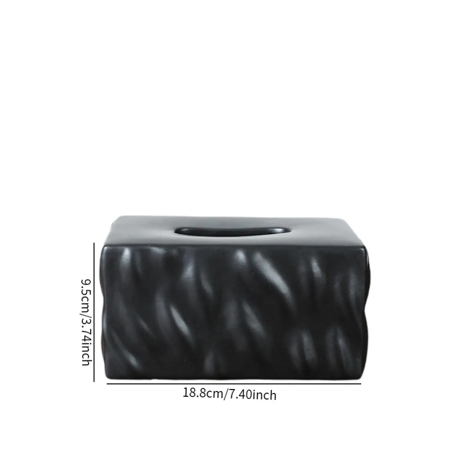 Caja de almacenamiento de pañuelos Rectangular, contenedor de pañuelos, estuche de pañuelos faciales para encimera, viaje, oficina, mesa de baño