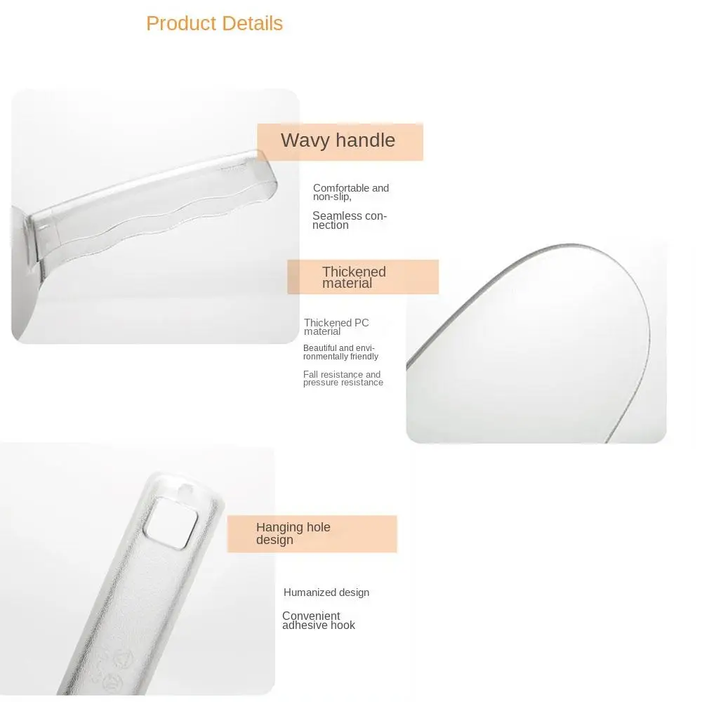 Plastic Ice Scoops Mini Transparent Ice Shovel Party Bar Buffet Kitchen Gadget For Candy Dessert Grain Dry Goods Shovel