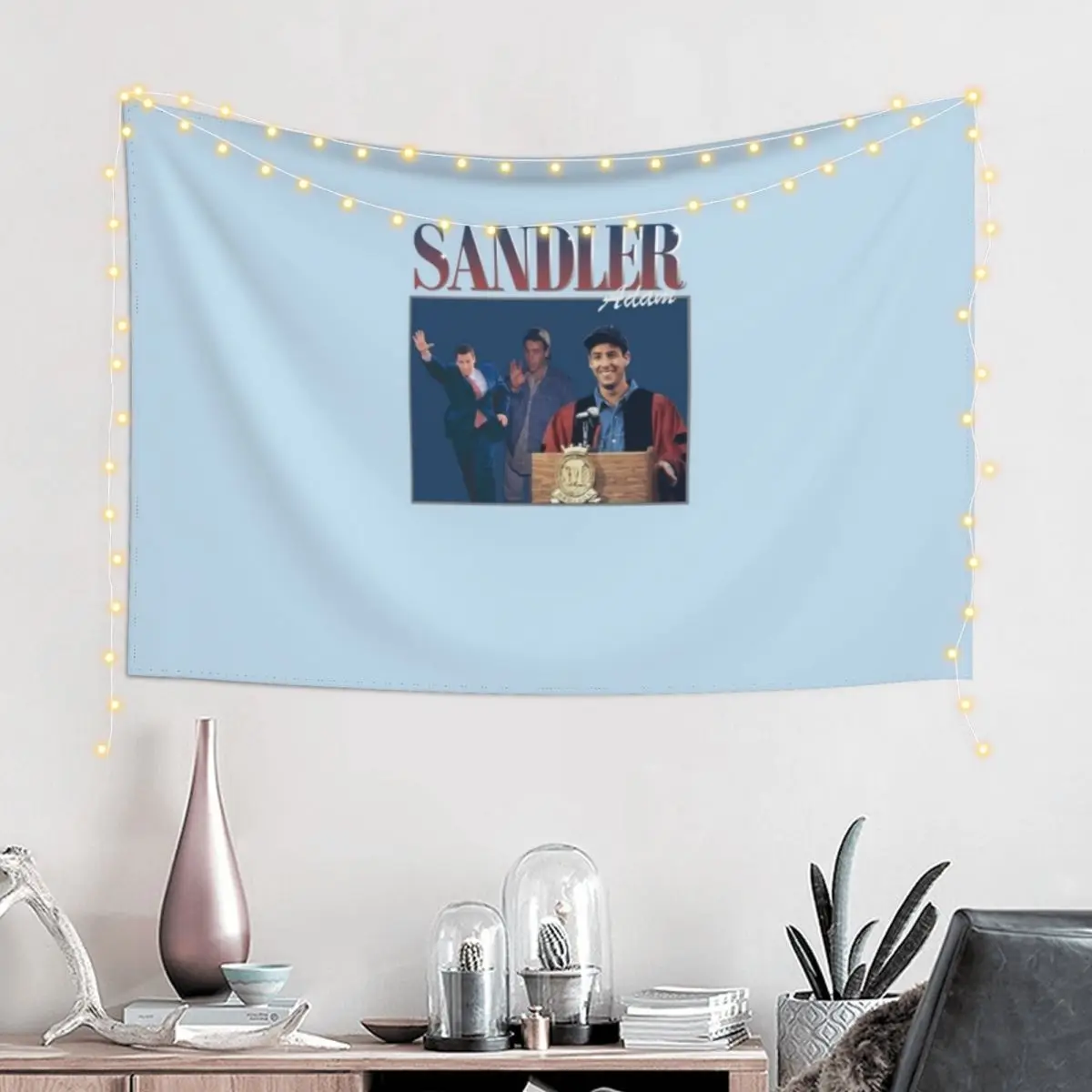 

adam sandler Classic T-Shirt Tapestry Wall Decoration Items Bedroom Decor Aesthetic Home And Comfort Decor Tapestry