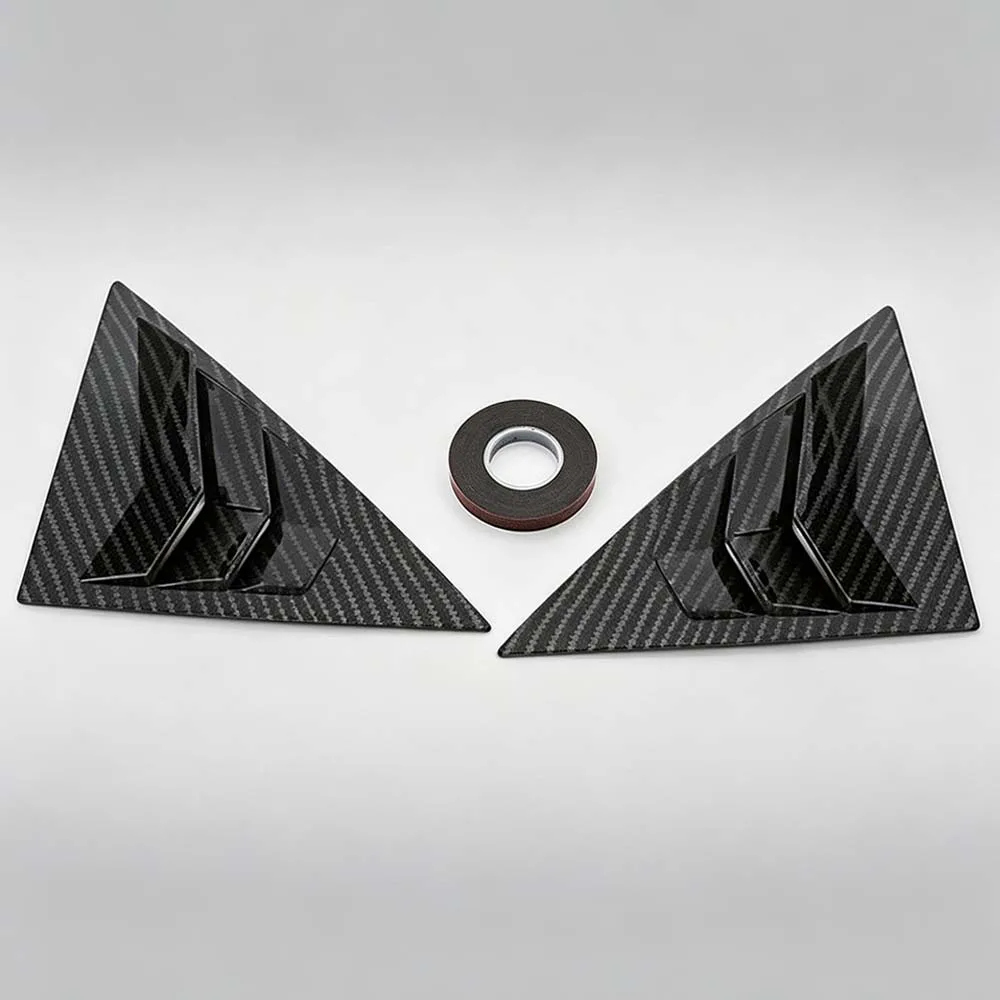 For Mazda 6 Sedan 2002-2008 Rear Window Side Vent Shutter Louver Cover Trim Accessories Carbon Fiber Auto