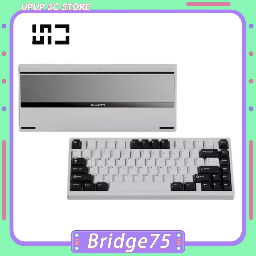 

ShortCut Studio Bridge75 Mechanical Keyboard Wireless bluetooth Keyboard 3mode Rgb Custom Aluminium Gaming Keyboard Pc Gamer