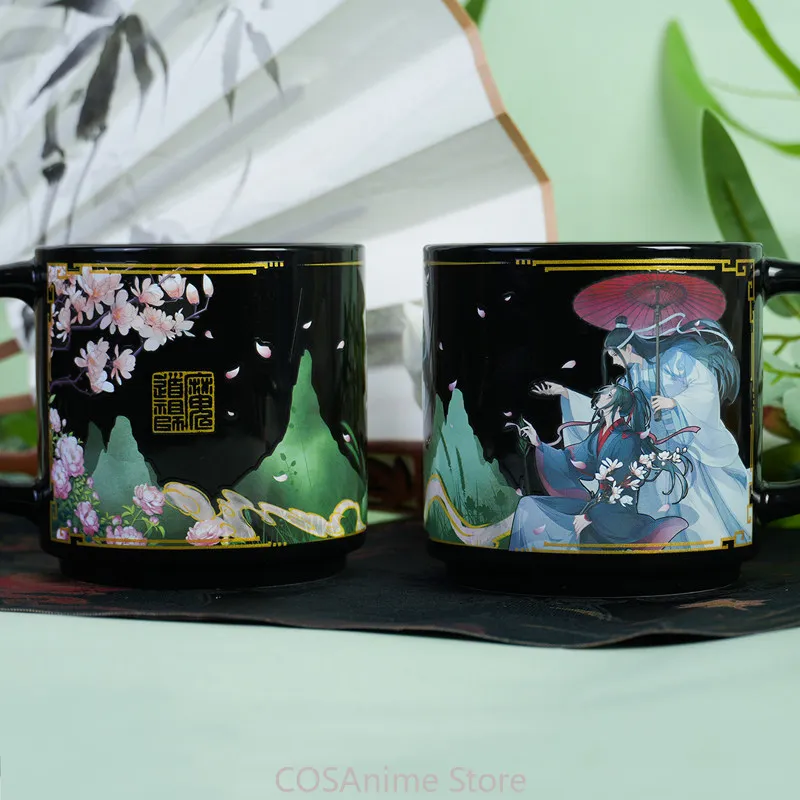 

MDZS Grandmaster of Demonic Cultivation Wei Wuxian Cartoon Discoloration Ceramic Mug Cup Water Cup Cosplay Birthday Gift