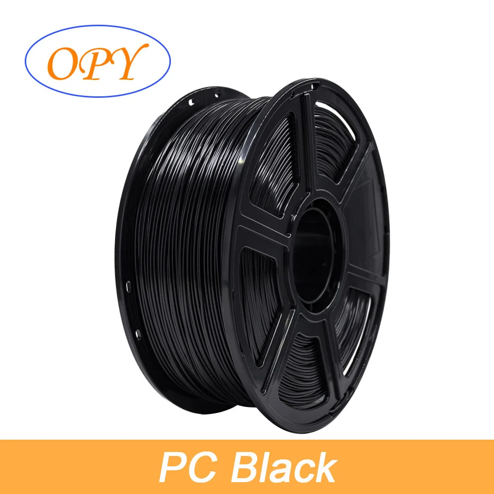 Material de la función del filamento de la impresión de policarbonato de la Pc bobina monolítica transparente fuerte Anti fuego modelo de extrusión