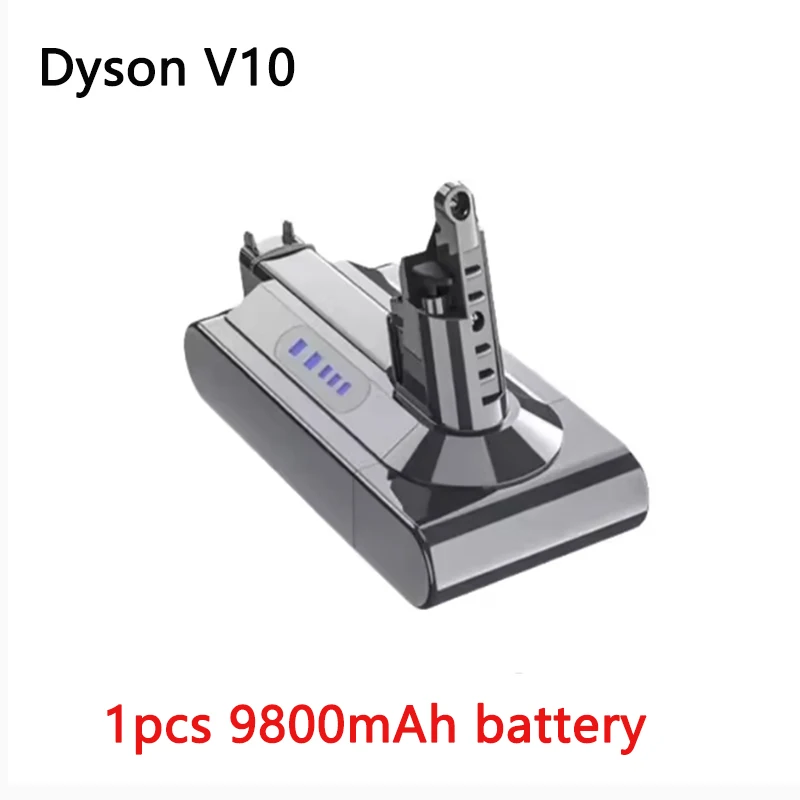 ✅ Verbesserter 12800mAh 21,6V/25,2V Li-Ionen-Akku-Ersatz, kompatibel mit Dyson V10 V11 V12 kabellosen Staubsaugern