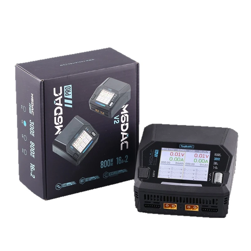 شاحن ذكي ثنائي القناة ToolkitR - مراجعة Toolkitrc M6Dac Smart Charger وسعره