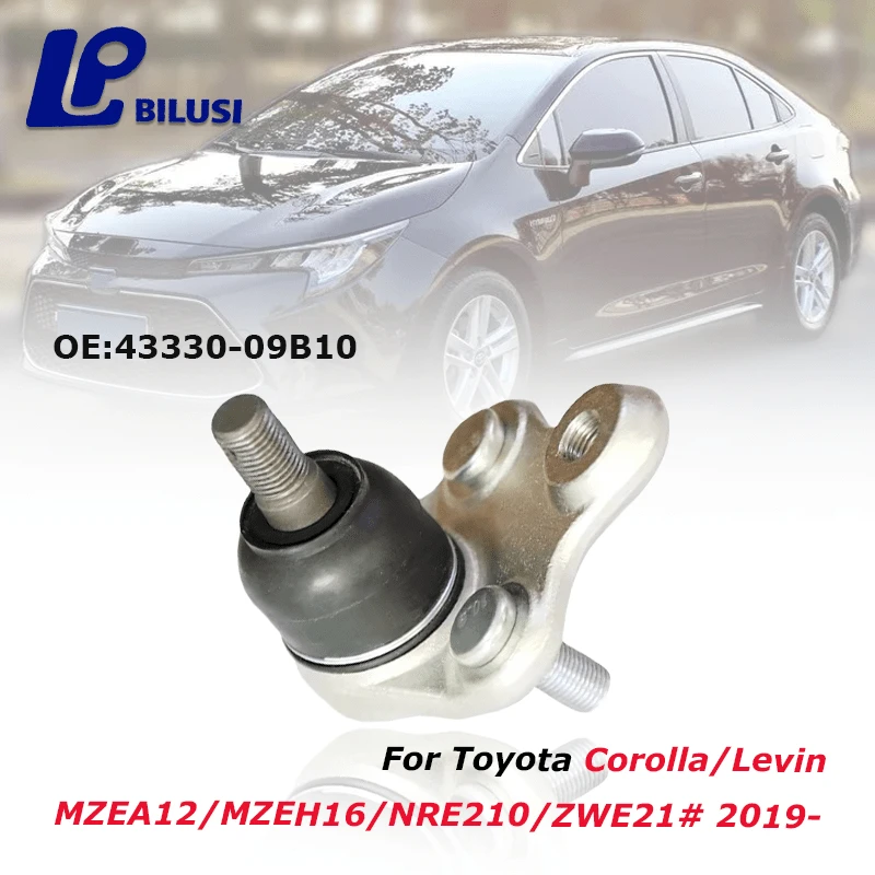 

Bilusi OE:43330-09B10 43330-09B00 Left and Right Lower Ball Joint for Toyota Corolla/ Levin MZEA12/ MZEH16/ NRE210/ ZWE21# 2019-
