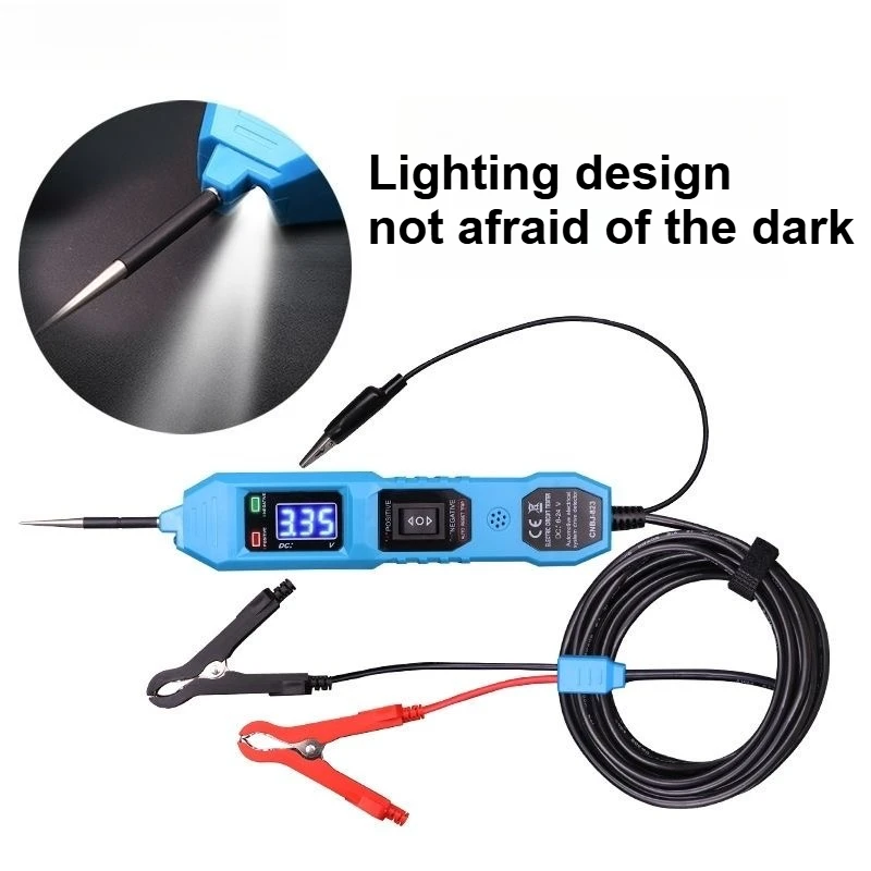 Aermotor Automotive Electric Circuit Tester mit Spannungsanzeige LED-Licht Auto Power Circuit Probe Kit Electric Circuit Tester