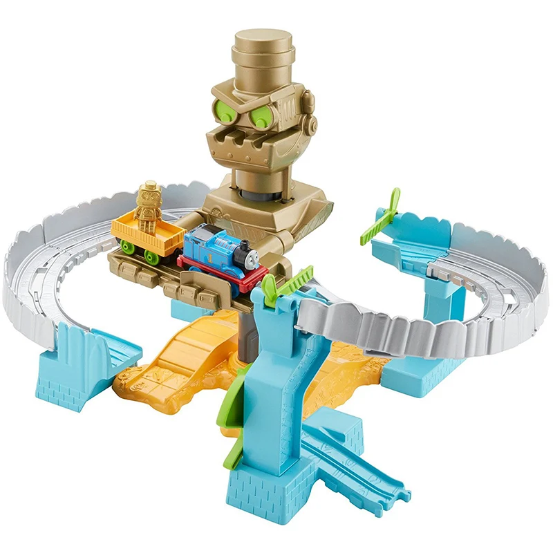 Original Thomas & Friends the Mini Train Alloy Manual Exploration Space Robot Railway Track Boy Gift Model Car Toys For Children