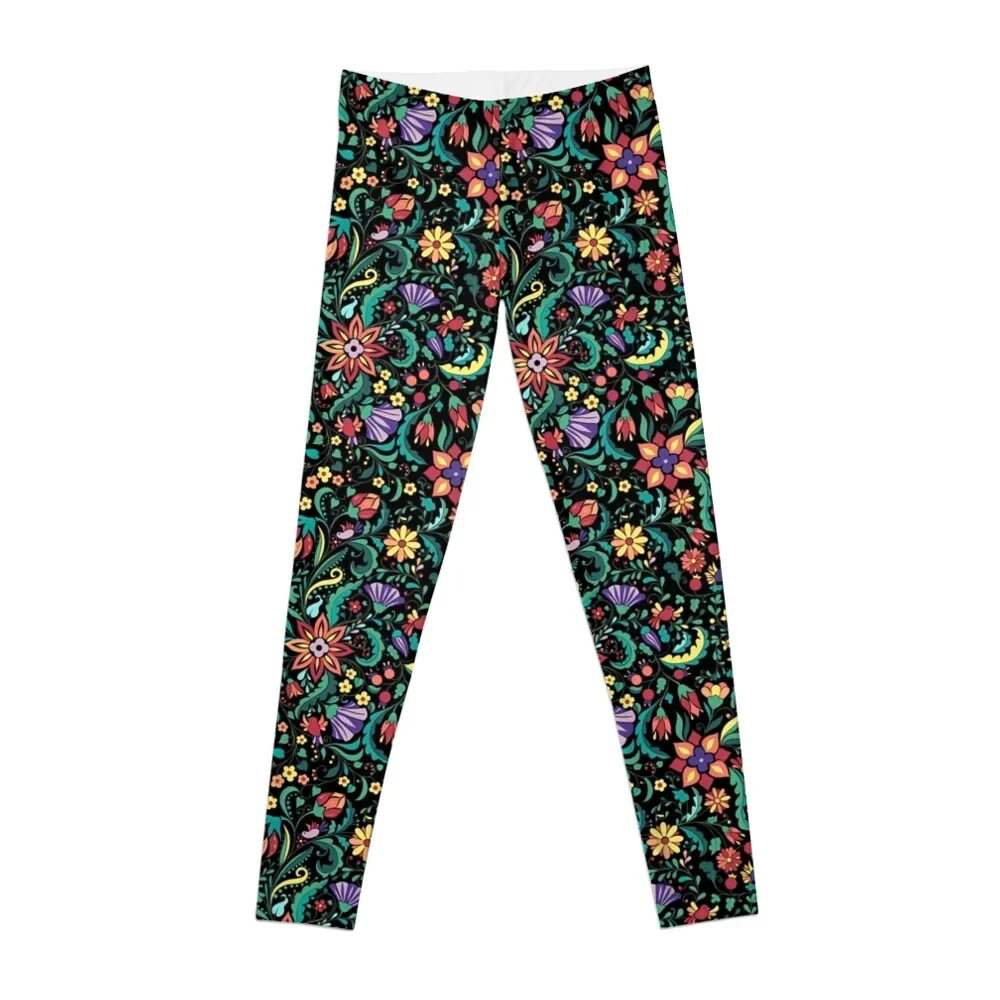

Mexican Ornate Ethnic Pattern, Mexican Pattern, Ornate Ethnic Leggings gym clothing gym wear Womens Leggings
