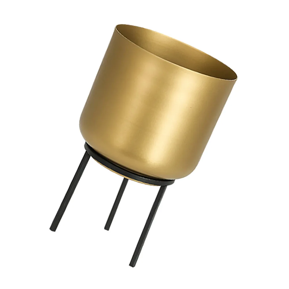 

1Pcs Nordic Style Floor Iron Vase Flower Arrangement Container Creative Indoor Vase Adornment Iron Craft Ornament