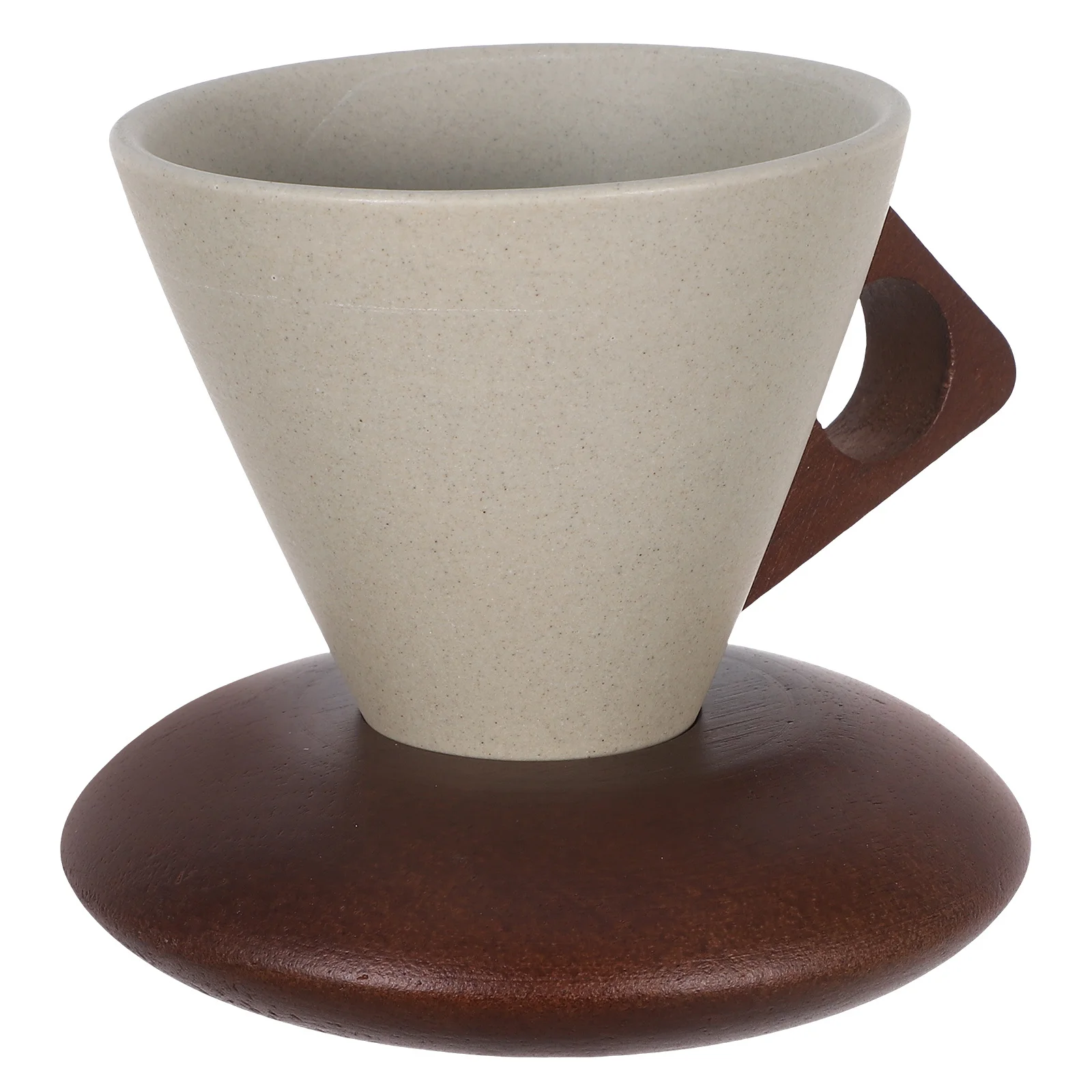 

1Set Rustic Ceramic Coffee Mug 250ml Funnel Shape Pottery Latte Cup Stoneware Coffee Cup for Home Office Mug Ceramic