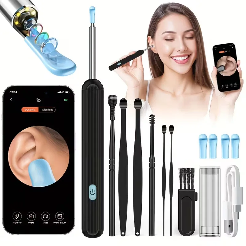 ferramenta-sem-fio-para-remocao-de-cera-de-ouvido-com-camera-e-luz-incluindo-6-pontas-de-reposicao-conjunto-de-7-colheres-para-ouvido-e-bateria-recarregavel