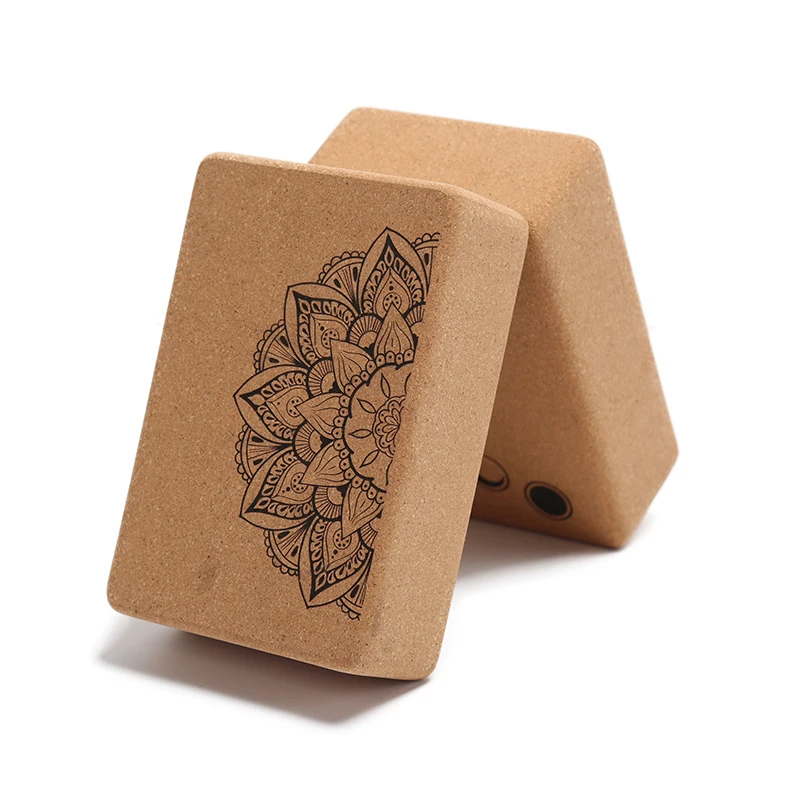 

Экологичный пробковый кирпич для йоги — возобновляемый материал 3x6x9 дюймов